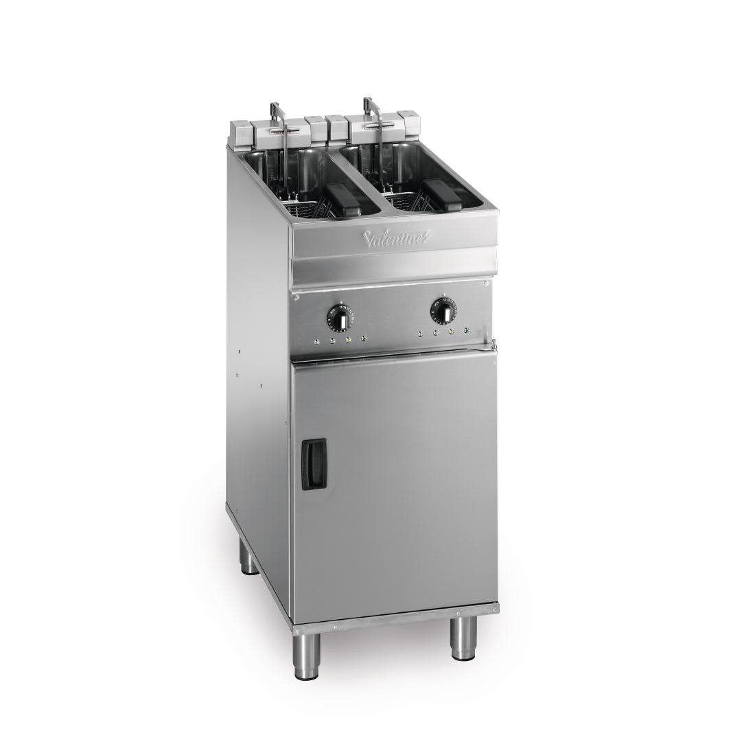 Twin Tank Freestanding Electric Fryers