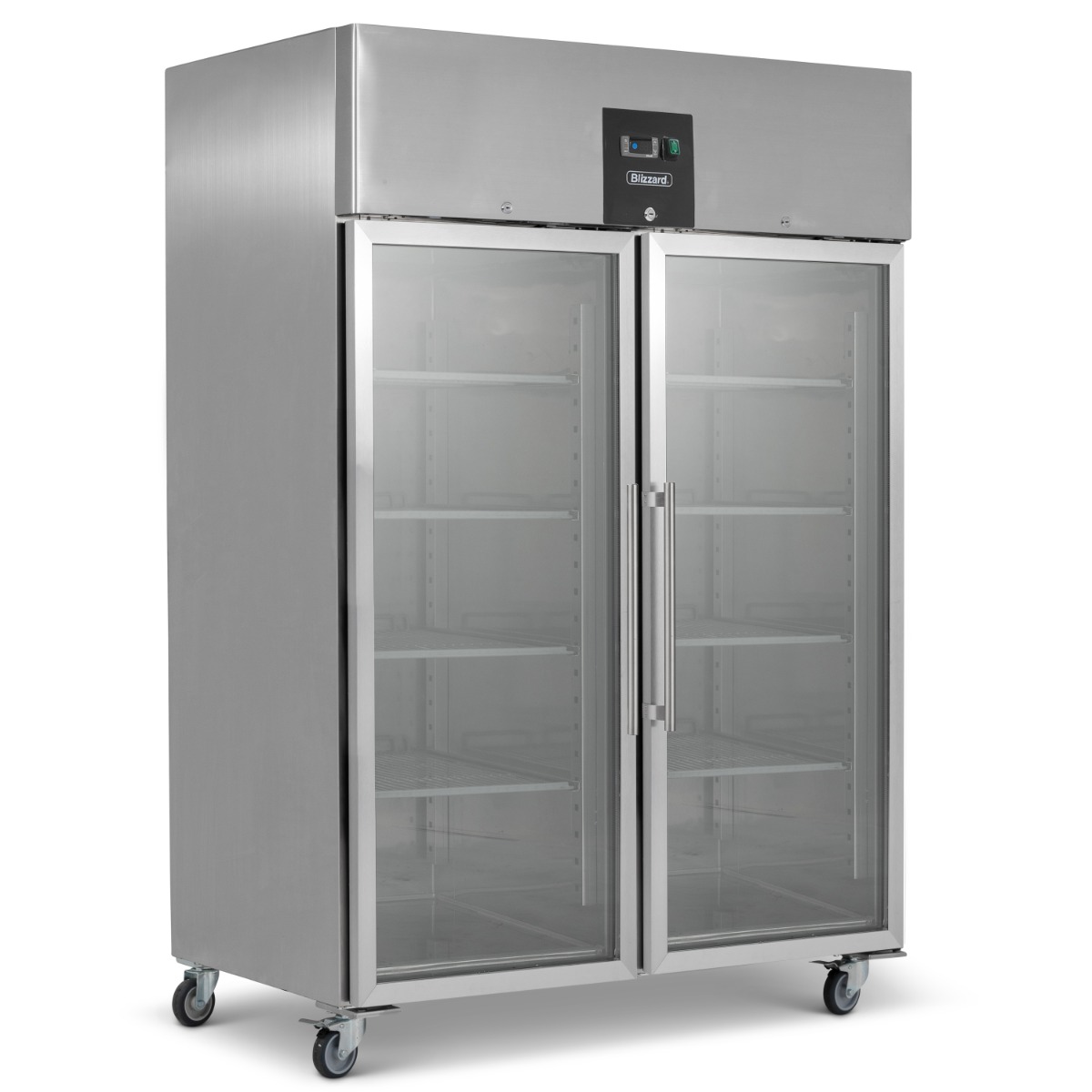 Double Glass Door Upright Display Fridges