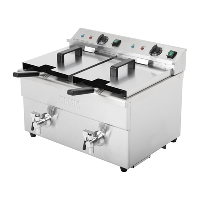 Twin Tank Electric Countertop Fryers