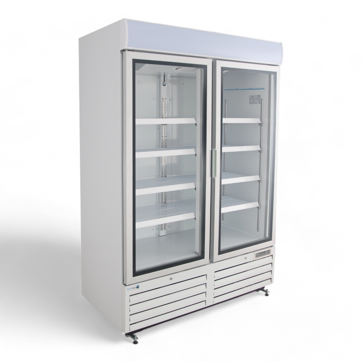 Double Glass Door Upright Display Fridges