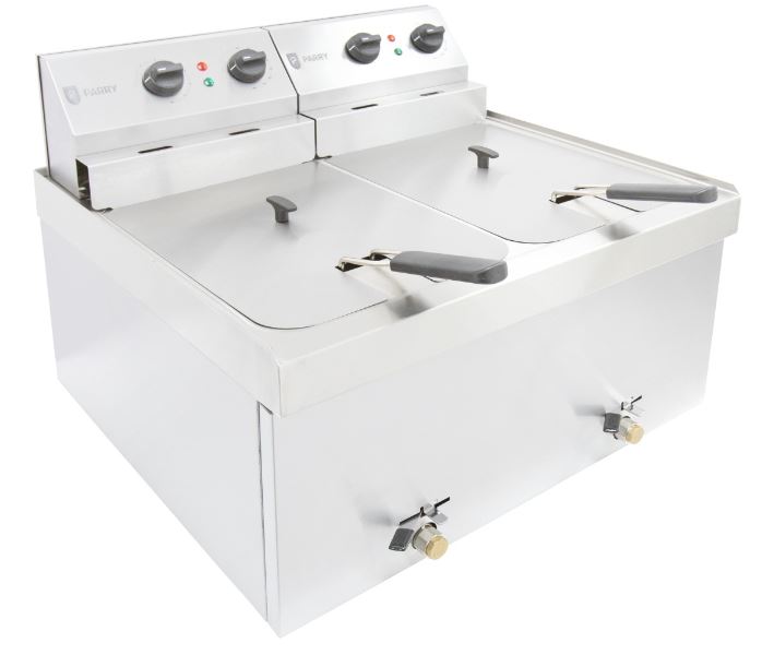 Twin Tank Electric Countertop Fryers