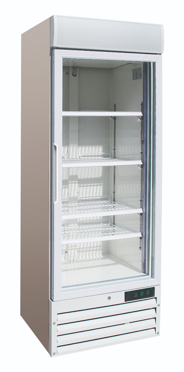 Single Glass Door Upright Display Fridges