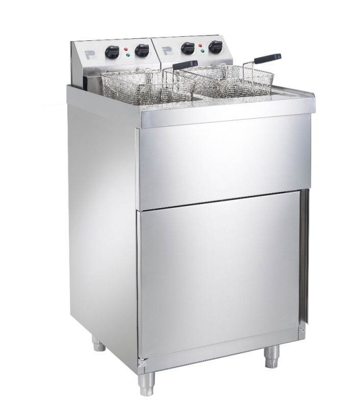 Twin Tank Freestanding Electric Fryers