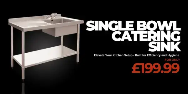 Single Bowl Catering Sink