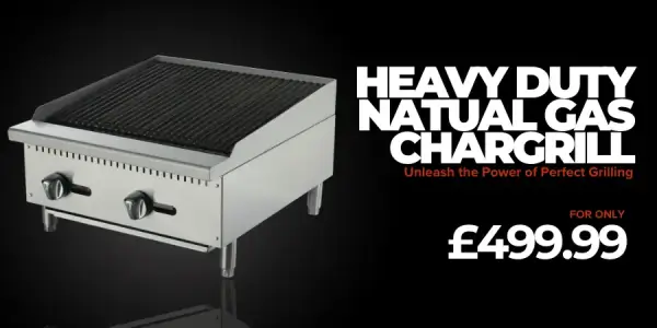 Gas Chargrill | Heavy Duty 4 Burner Chargrill