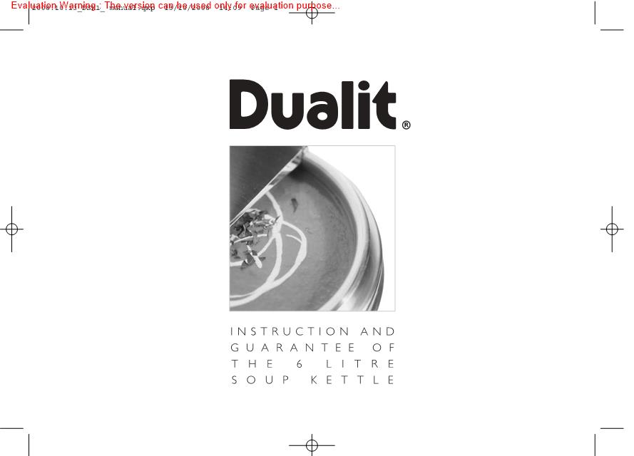 Dualit CE383 Manual