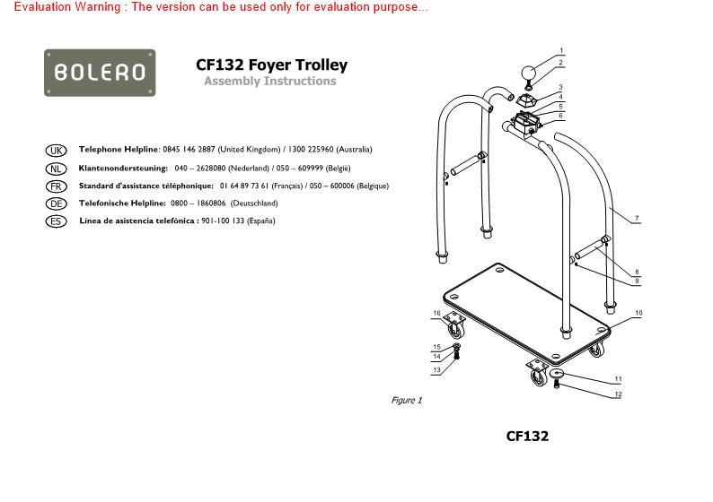 Bolero CF132 Manual