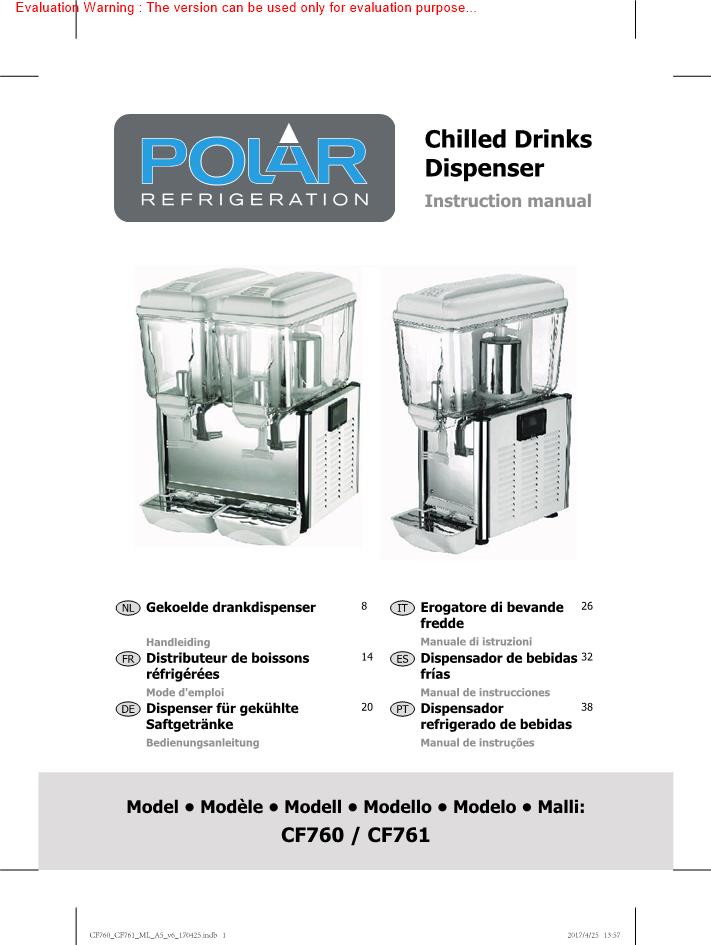 Polar CF760 Manual