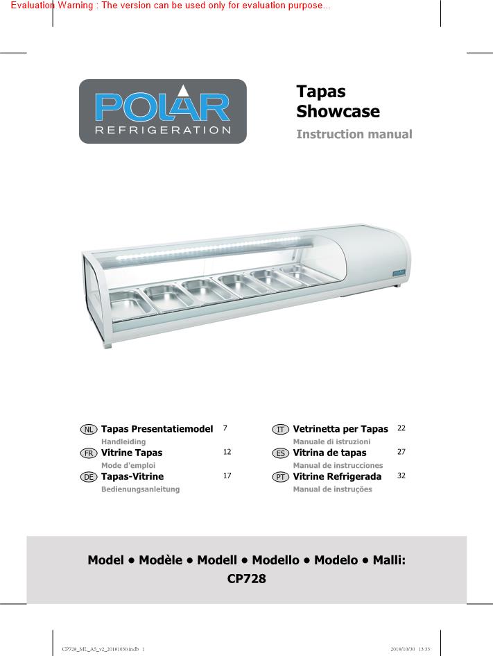 Polar CP728 Manual