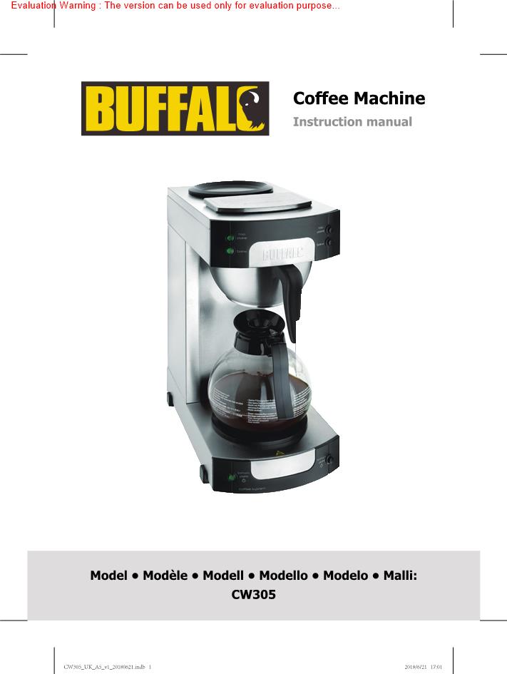 Buffalo CW305 Manual