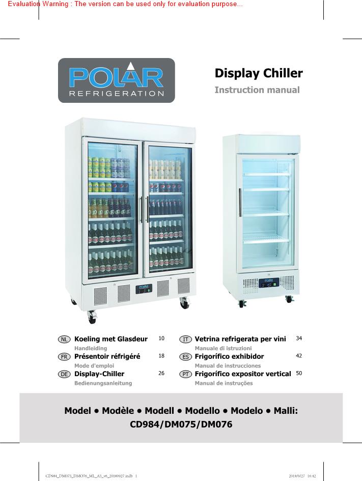 Polar DM075 Manual