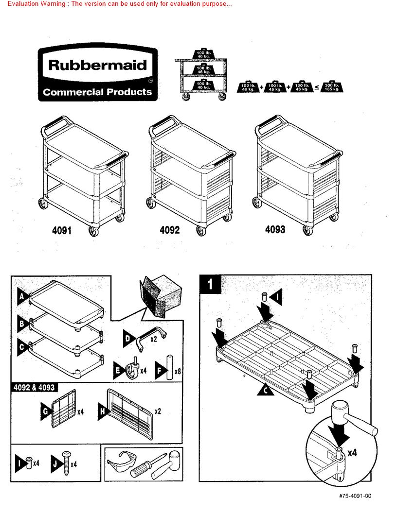 Rubbermaid F681 Manual