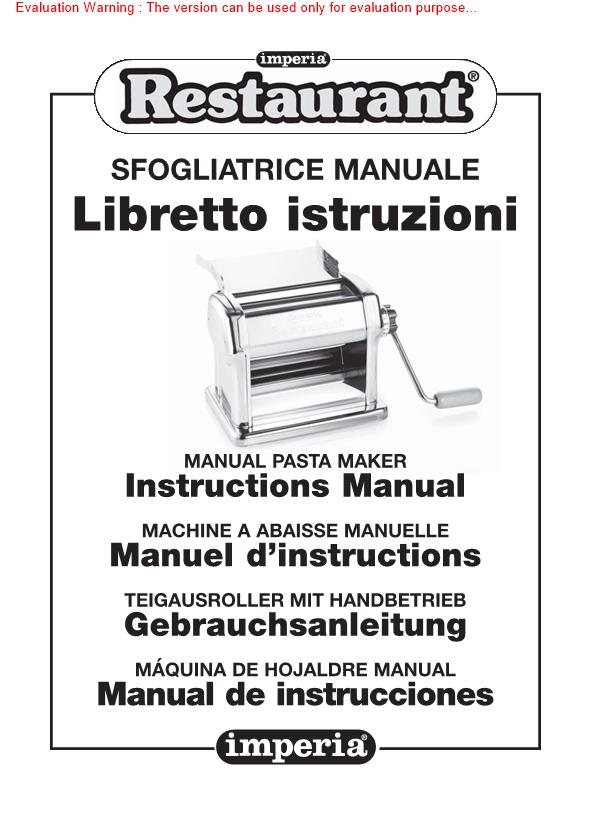 Imperia K581 Manual